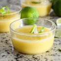 lime curd in a glass bowl