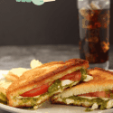caprese grilled cheese