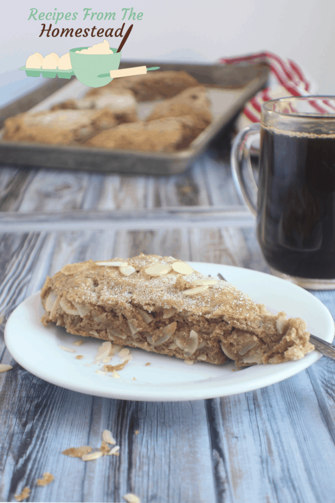 almond coffee scones