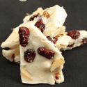 white chocolate cranberry almond bark
