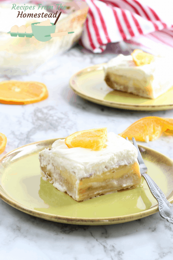 orange dreamsicle bars