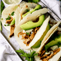 BBQ Pulled Chicken Tacos {in the Instant Pot}