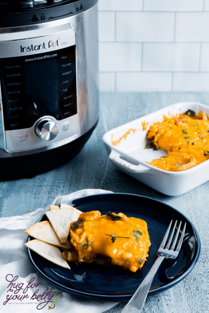 enchilada casserole with Instant Pot