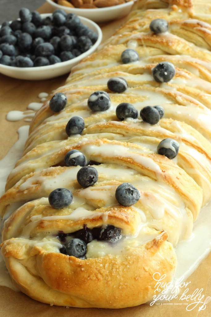 blueberry breakfast braid