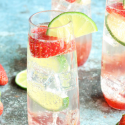 Sparkling Strawberry Limeade
