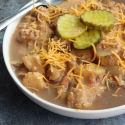 Crockpot Cheeseburger Soup