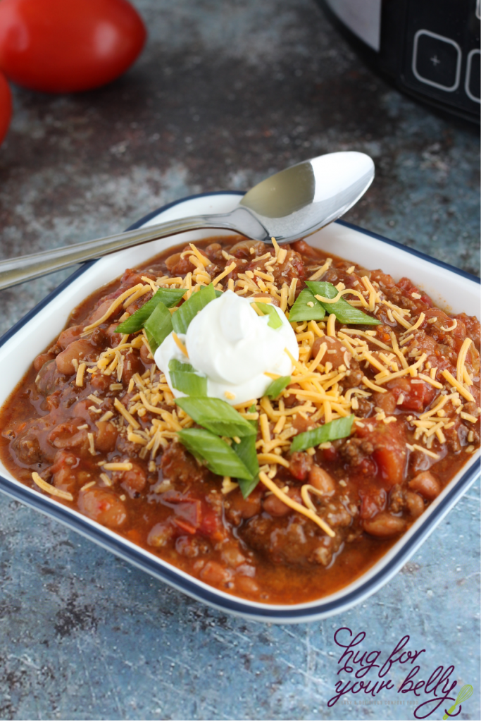 Easy Crockpot Chili With Ground Beef