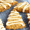 Maple Glazed Pumpkin Scones
